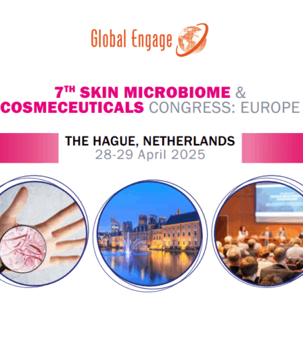 Skin Microbiome & Cosmeceuticals Congress: Europe  Date: 28th April 2025 to 29th April 2025